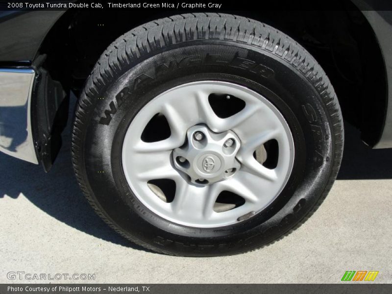Timberland Green Mica / Graphite Gray 2008 Toyota Tundra Double Cab