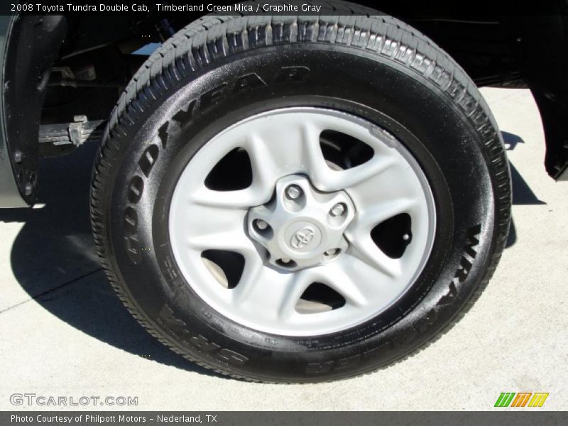 Timberland Green Mica / Graphite Gray 2008 Toyota Tundra Double Cab