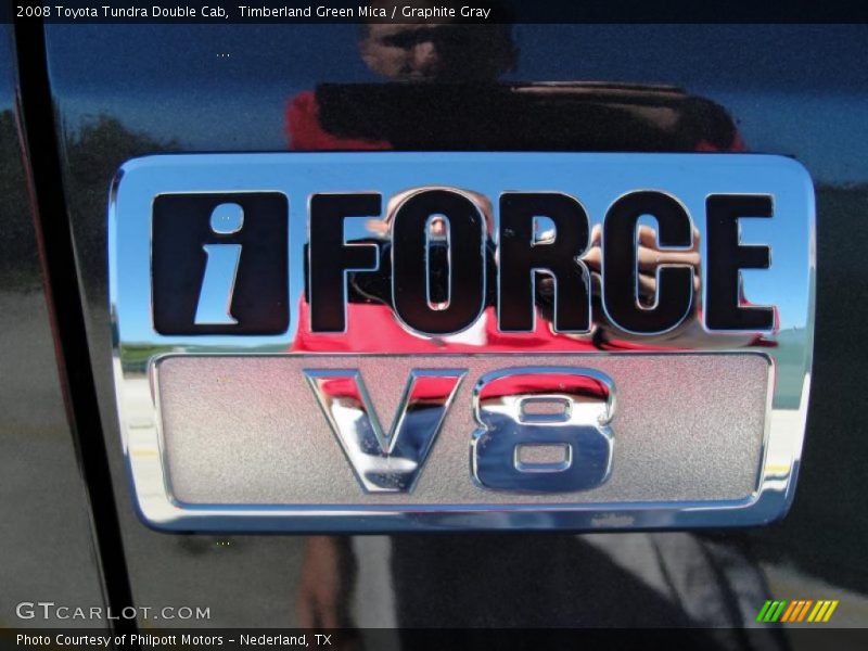 Timberland Green Mica / Graphite Gray 2008 Toyota Tundra Double Cab