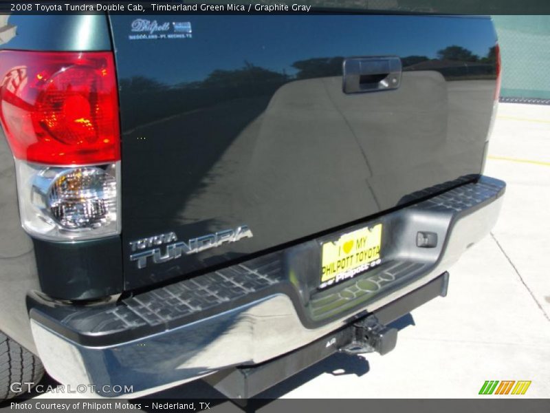 Timberland Green Mica / Graphite Gray 2008 Toyota Tundra Double Cab