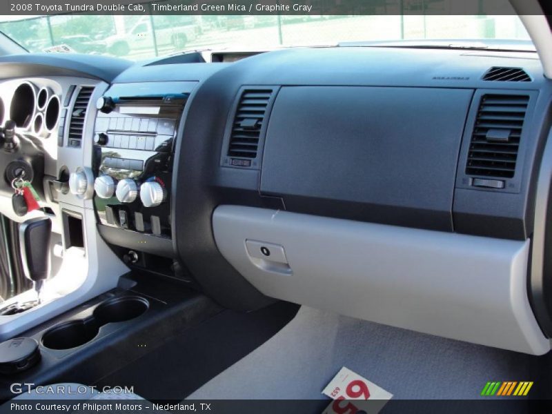 Timberland Green Mica / Graphite Gray 2008 Toyota Tundra Double Cab