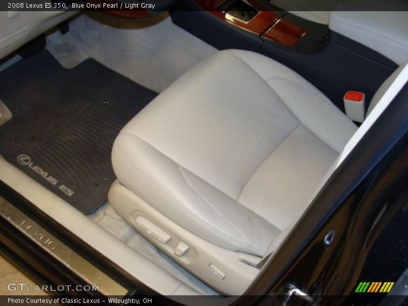 Blue Onyx Pearl / Light Gray 2008 Lexus ES 350