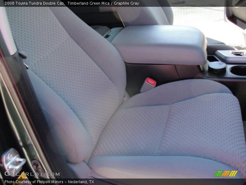 Timberland Green Mica / Graphite Gray 2008 Toyota Tundra Double Cab