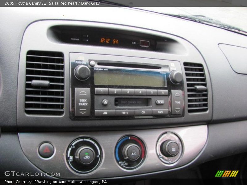 Salsa Red Pearl / Dark Gray 2005 Toyota Camry SE