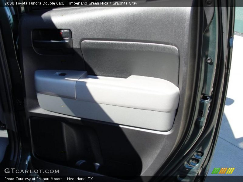 Timberland Green Mica / Graphite Gray 2008 Toyota Tundra Double Cab