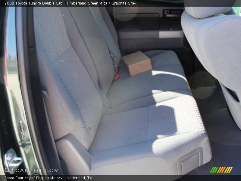 Timberland Green Mica / Graphite Gray 2008 Toyota Tundra Double Cab
