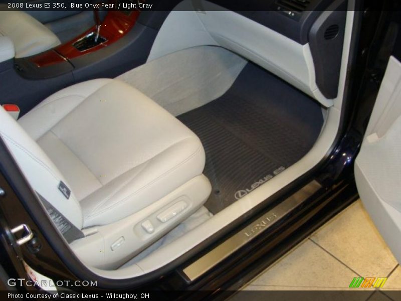 Blue Onyx Pearl / Light Gray 2008 Lexus ES 350