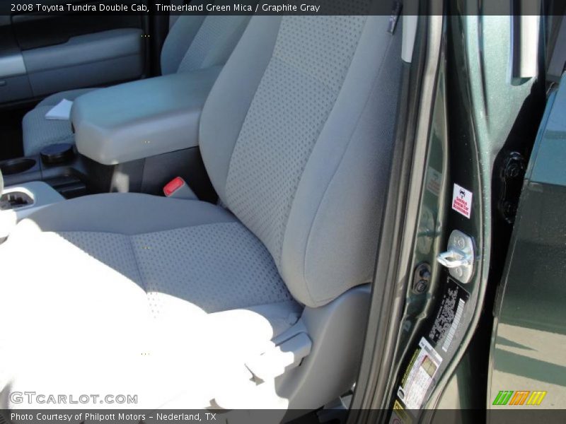 Timberland Green Mica / Graphite Gray 2008 Toyota Tundra Double Cab