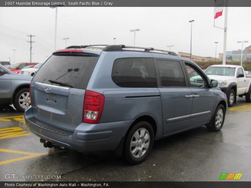 South Pacific Blue / Gray 2007 Hyundai Entourage Limited