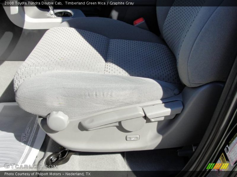 Timberland Green Mica / Graphite Gray 2008 Toyota Tundra Double Cab