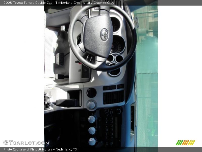 Timberland Green Mica / Graphite Gray 2008 Toyota Tundra Double Cab
