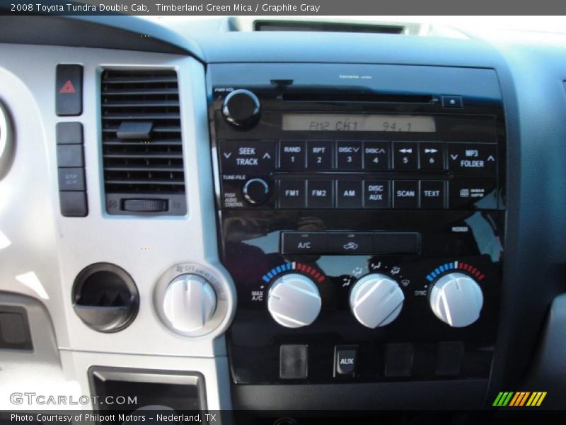Timberland Green Mica / Graphite Gray 2008 Toyota Tundra Double Cab