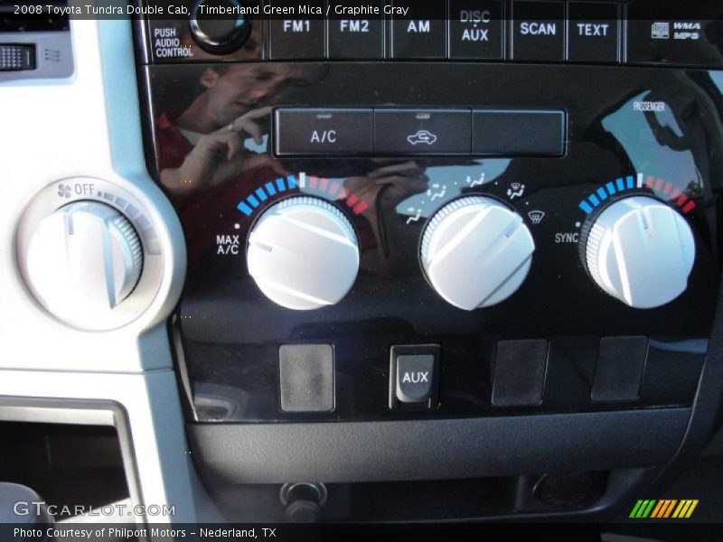 Timberland Green Mica / Graphite Gray 2008 Toyota Tundra Double Cab