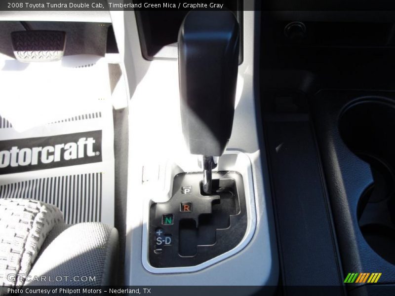 Timberland Green Mica / Graphite Gray 2008 Toyota Tundra Double Cab