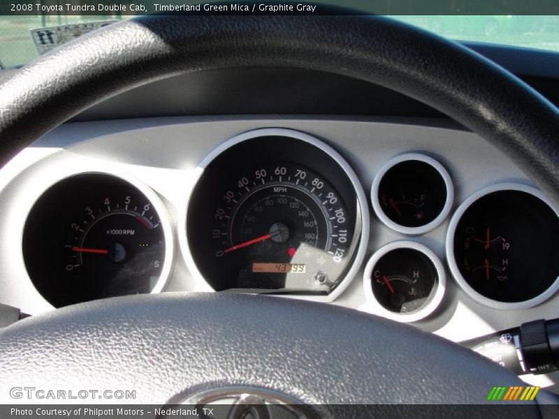 Timberland Green Mica / Graphite Gray 2008 Toyota Tundra Double Cab
