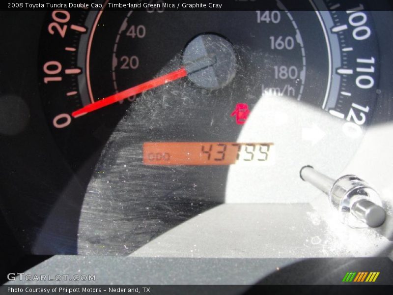 Timberland Green Mica / Graphite Gray 2008 Toyota Tundra Double Cab
