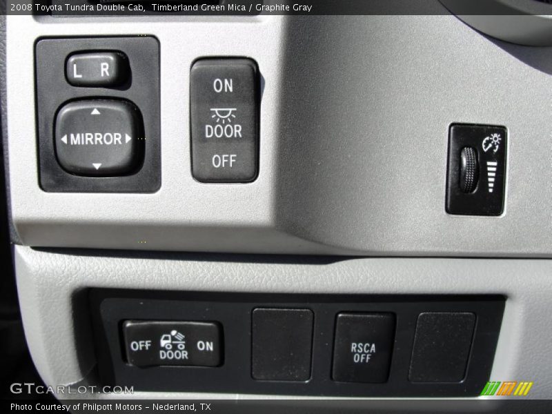 Timberland Green Mica / Graphite Gray 2008 Toyota Tundra Double Cab