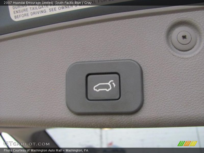 South Pacific Blue / Gray 2007 Hyundai Entourage Limited