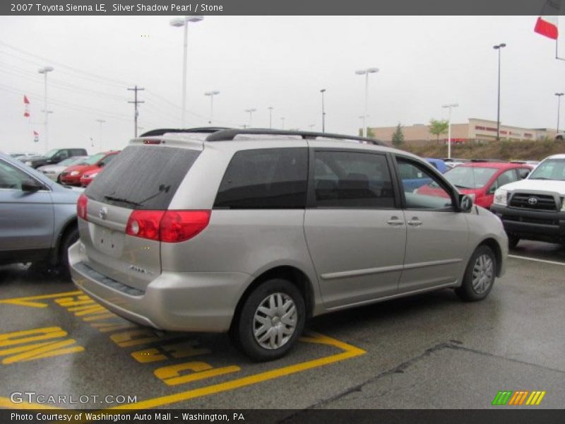 Silver Shadow Pearl / Stone 2007 Toyota Sienna LE