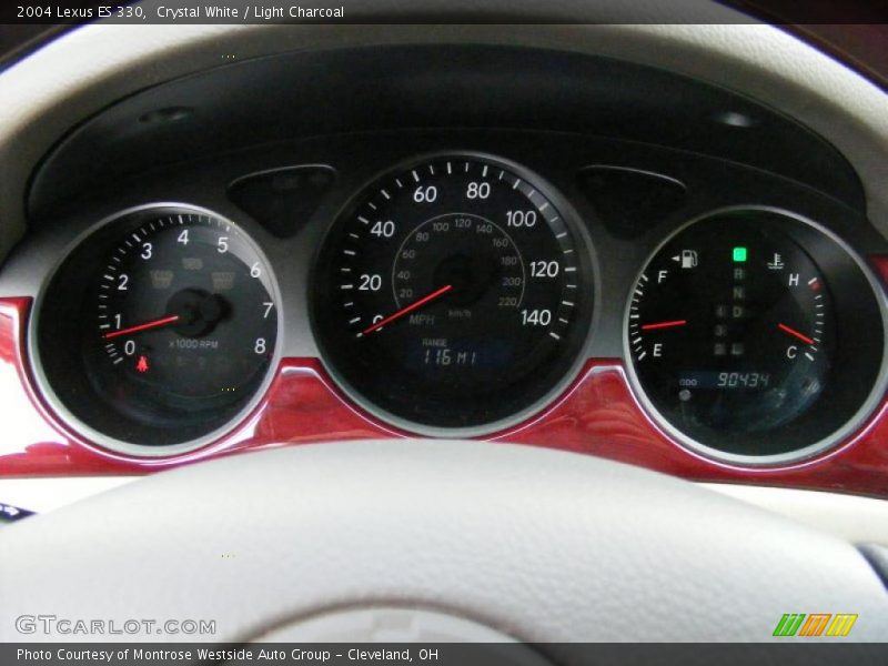 Crystal White / Light Charcoal 2004 Lexus ES 330