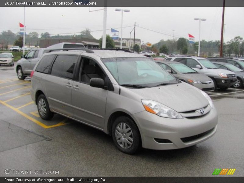 Silver Shadow Pearl / Stone 2007 Toyota Sienna LE