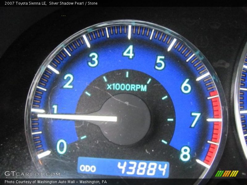Silver Shadow Pearl / Stone 2007 Toyota Sienna LE