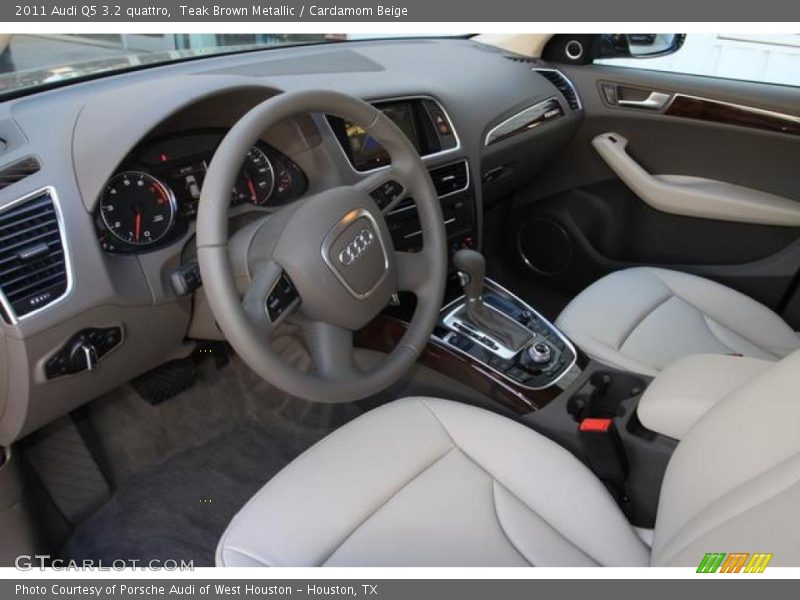 Teak Brown Metallic / Cardamom Beige 2011 Audi Q5 3.2 quattro