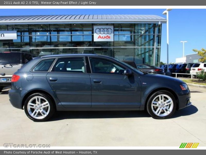 Meteor Gray Pearl Effect / Light Grey 2011 Audi A3 2.0 TFSI