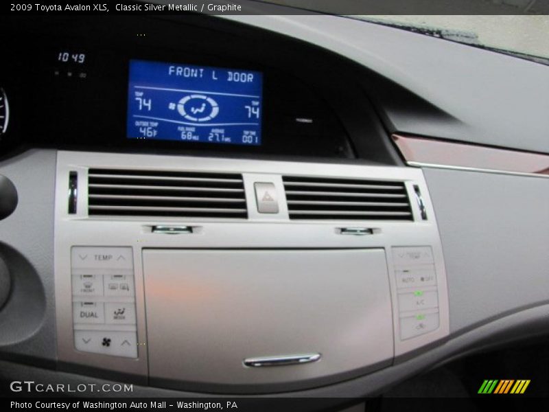 Classic Silver Metallic / Graphite 2009 Toyota Avalon XLS