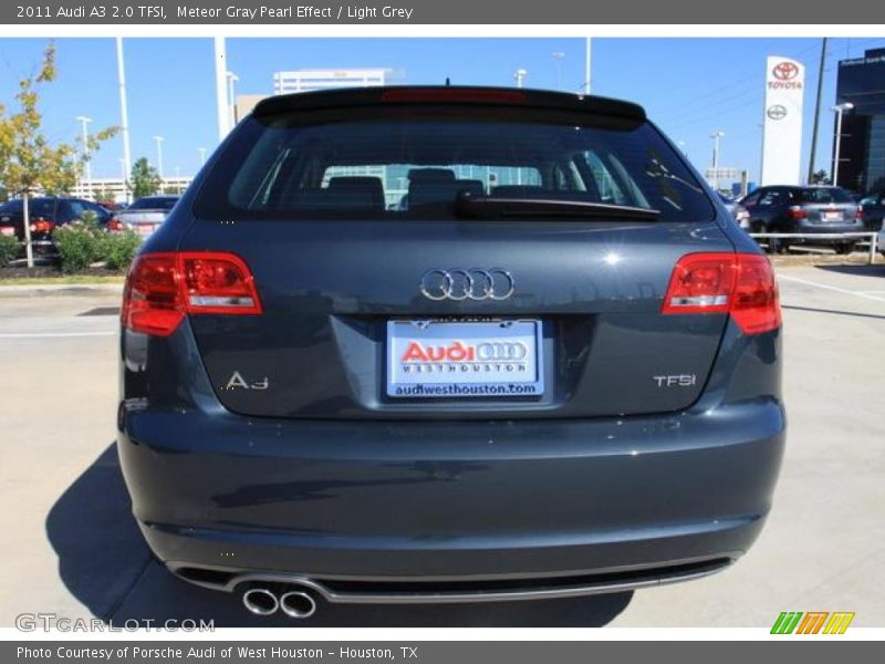 Meteor Gray Pearl Effect / Light Grey 2011 Audi A3 2.0 TFSI