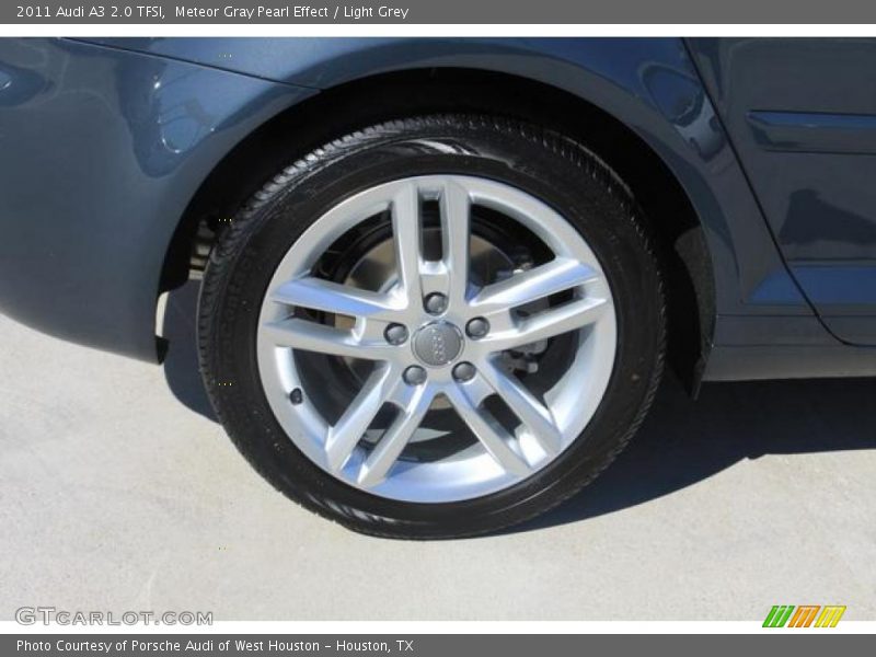 Meteor Gray Pearl Effect / Light Grey 2011 Audi A3 2.0 TFSI
