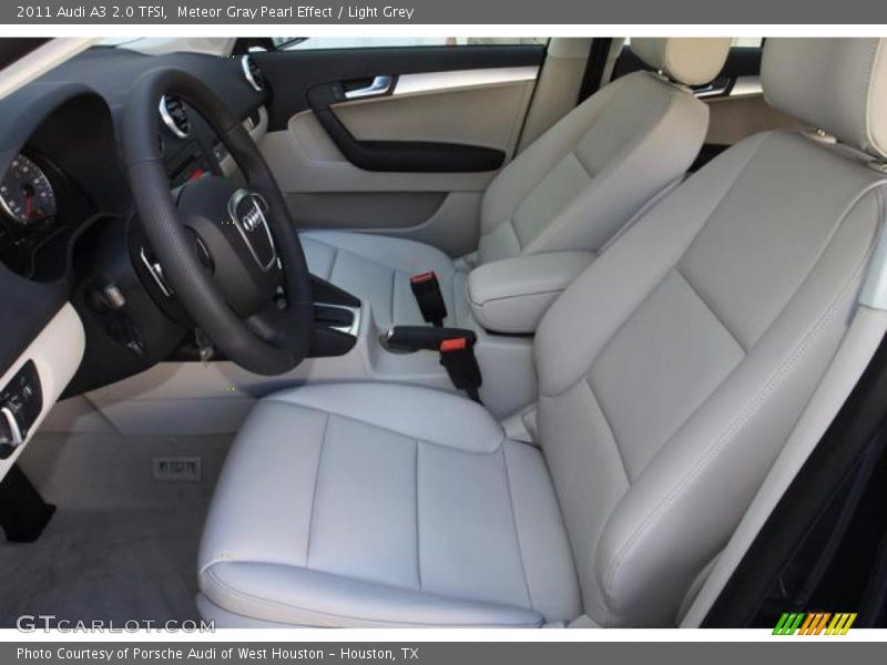 Meteor Gray Pearl Effect / Light Grey 2011 Audi A3 2.0 TFSI