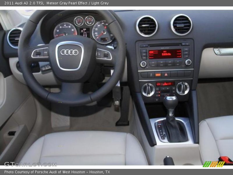 Meteor Gray Pearl Effect / Light Grey 2011 Audi A3 2.0 TFSI