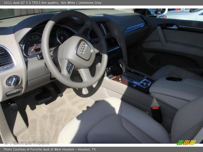 Ibis White / Limestone Grey 2011 Audi Q7 3.0 TFSI S line quattro