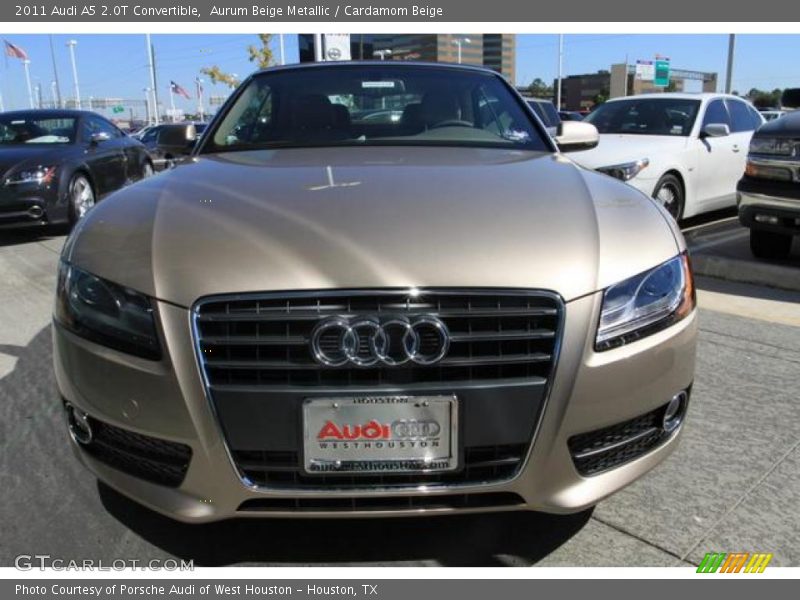 Aurum Beige Metallic / Cardamom Beige 2011 Audi A5 2.0T Convertible