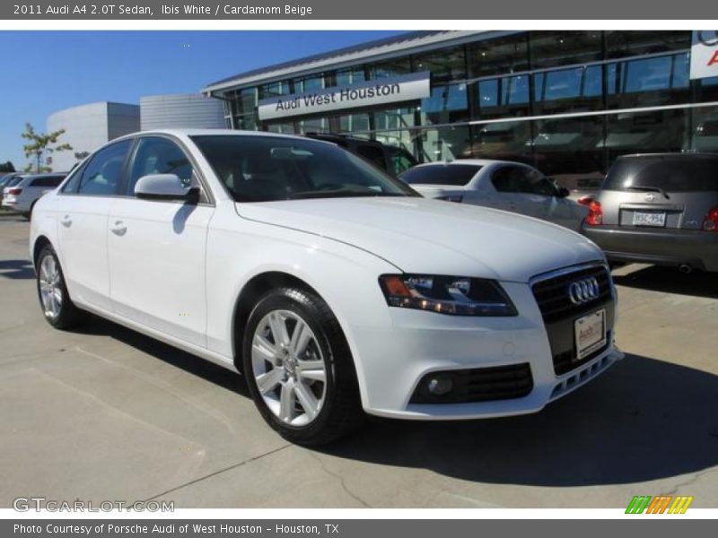 Ibis White / Cardamom Beige 2011 Audi A4 2.0T Sedan