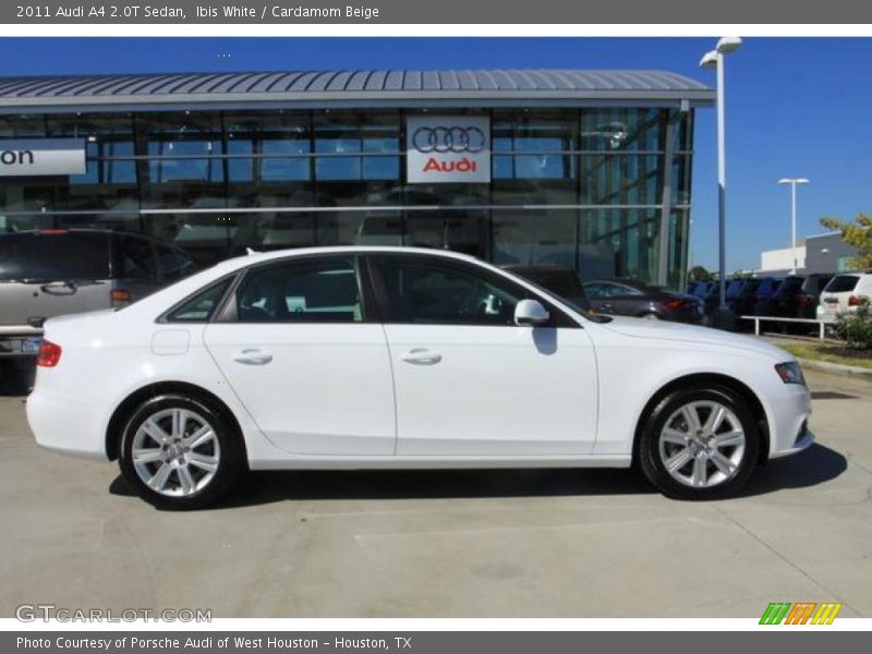 Ibis White / Cardamom Beige 2011 Audi A4 2.0T Sedan