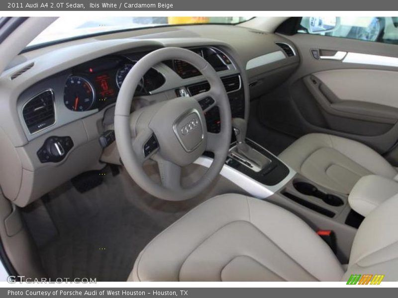 Ibis White / Cardamom Beige 2011 Audi A4 2.0T Sedan