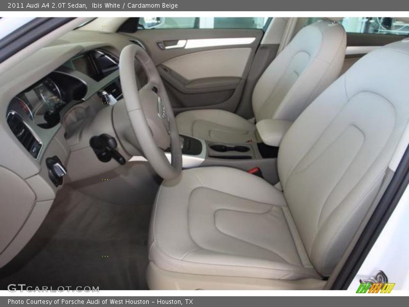Ibis White / Cardamom Beige 2011 Audi A4 2.0T Sedan