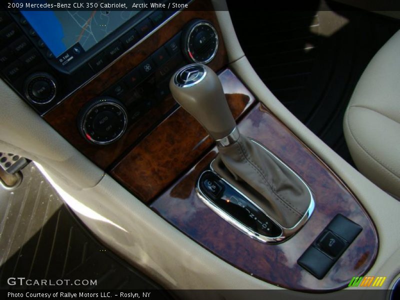 Arctic White / Stone 2009 Mercedes-Benz CLK 350 Cabriolet