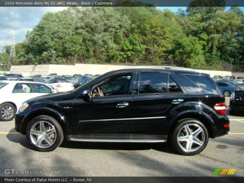 Black / Cashmere 2009 Mercedes-Benz ML 63 AMG 4Matic