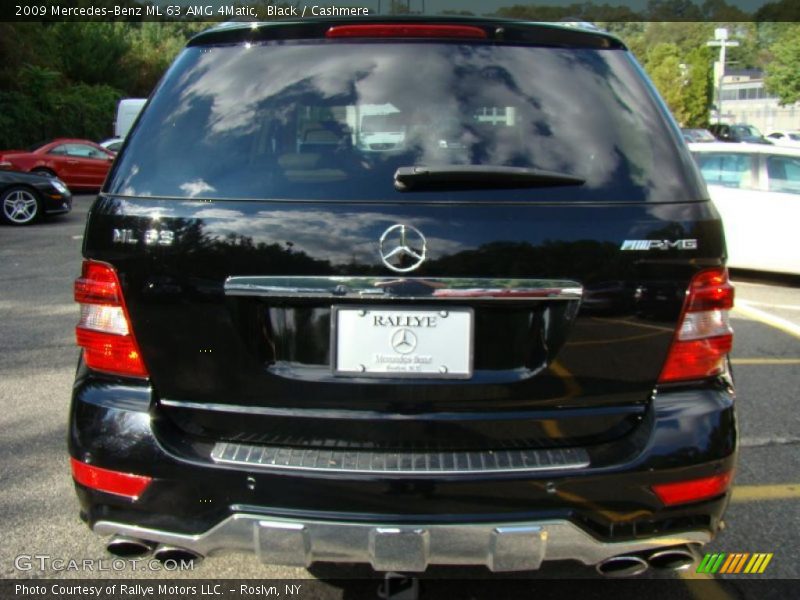 Black / Cashmere 2009 Mercedes-Benz ML 63 AMG 4Matic