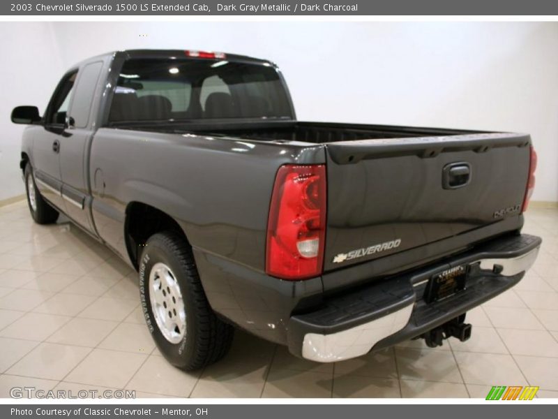 Dark Gray Metallic / Dark Charcoal 2003 Chevrolet Silverado 1500 LS Extended Cab