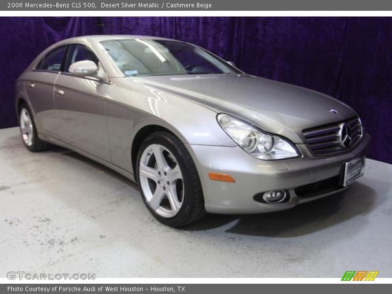 Desert Silver Metallic / Cashmere Beige 2006 Mercedes-Benz CLS 500