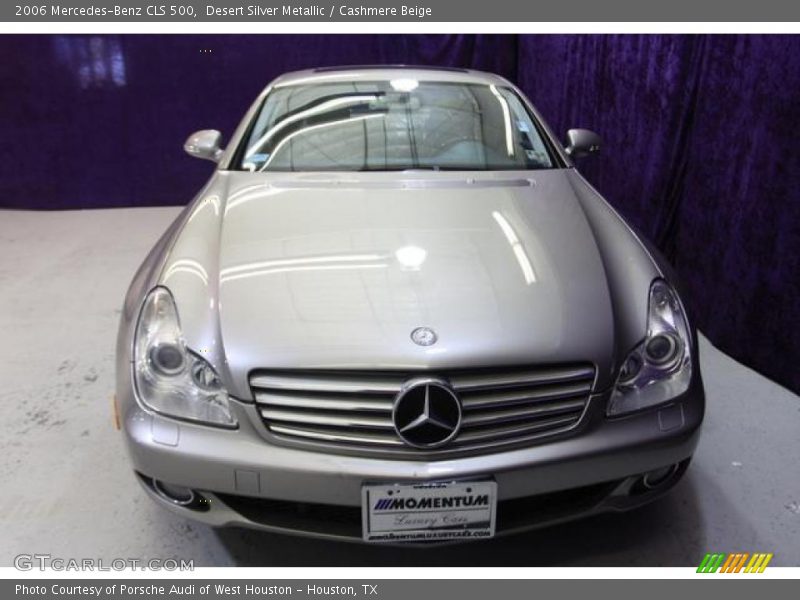 Desert Silver Metallic / Cashmere Beige 2006 Mercedes-Benz CLS 500