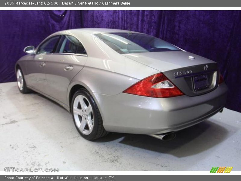 Desert Silver Metallic / Cashmere Beige 2006 Mercedes-Benz CLS 500