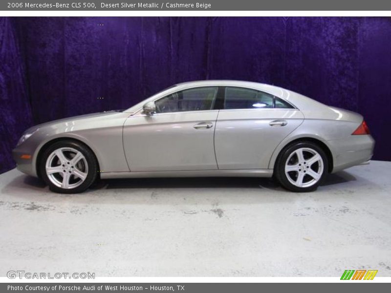 Desert Silver Metallic / Cashmere Beige 2006 Mercedes-Benz CLS 500