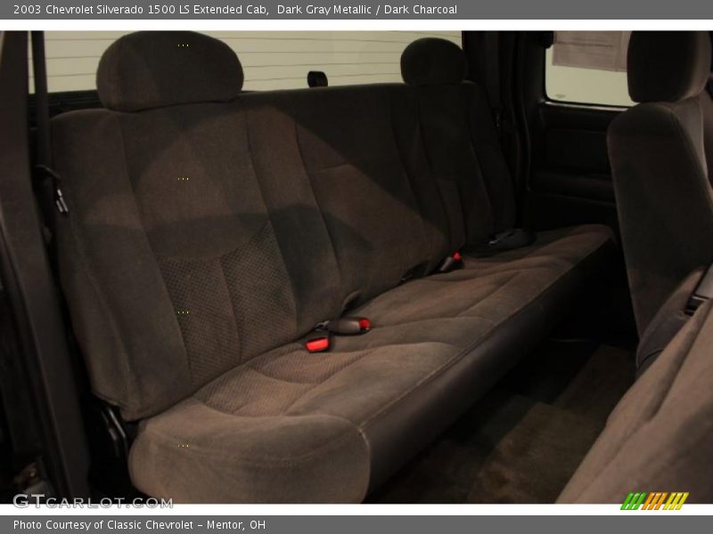 Dark Gray Metallic / Dark Charcoal 2003 Chevrolet Silverado 1500 LS Extended Cab