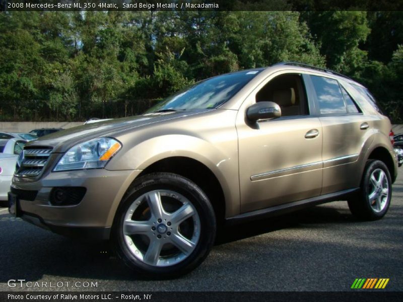 Sand Beige Metallic / Macadamia 2008 Mercedes-Benz ML 350 4Matic