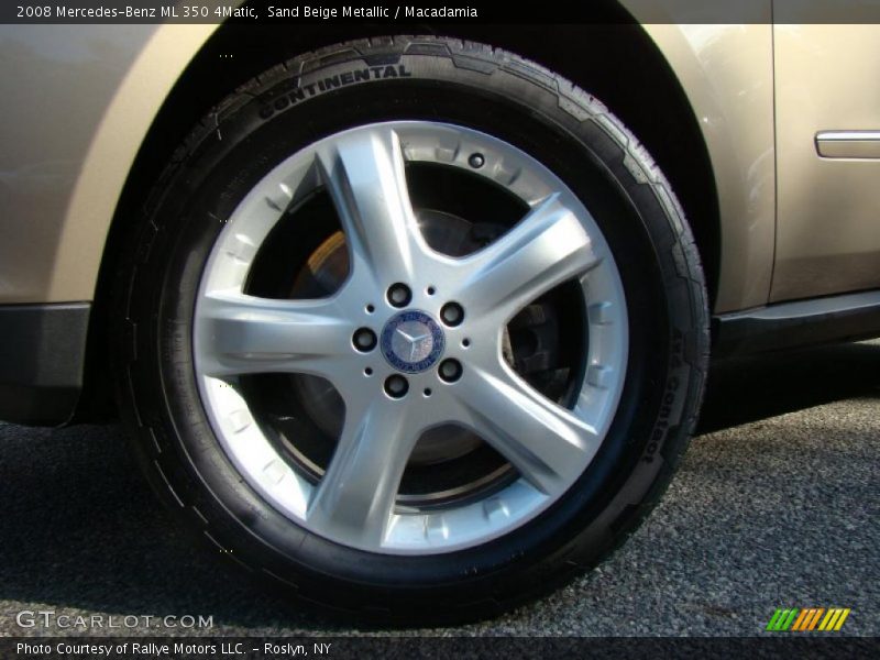 Sand Beige Metallic / Macadamia 2008 Mercedes-Benz ML 350 4Matic